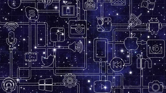 An illustration of social networks
