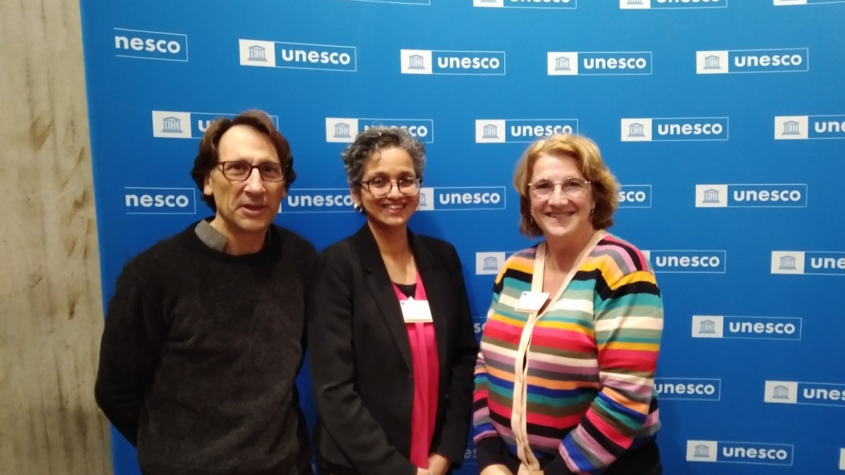 Chair-holder, Professor Sujatha Raman (in the middle), made new connections such as with the Chair on Diversity and Inclusion in Global Science lead by Ismael Rafols and Ingeborg Meijer. 