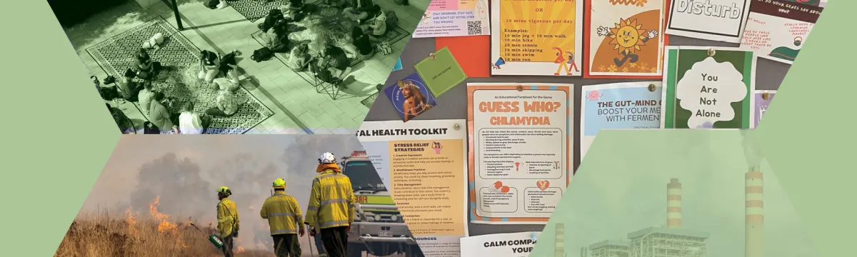 Human and planetary health banner