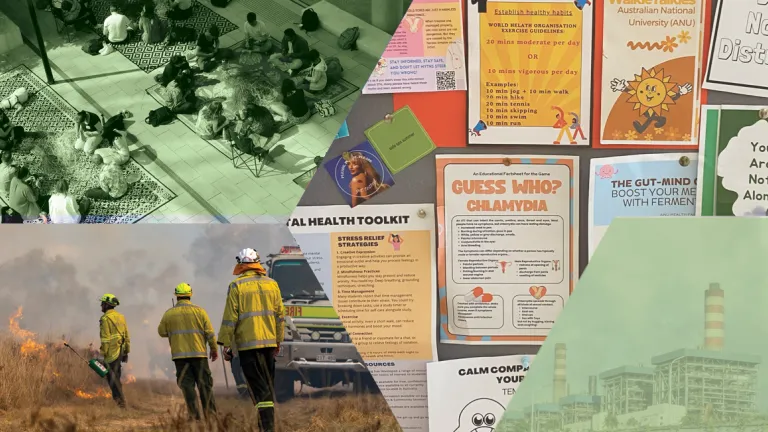 Human and planetary health banner