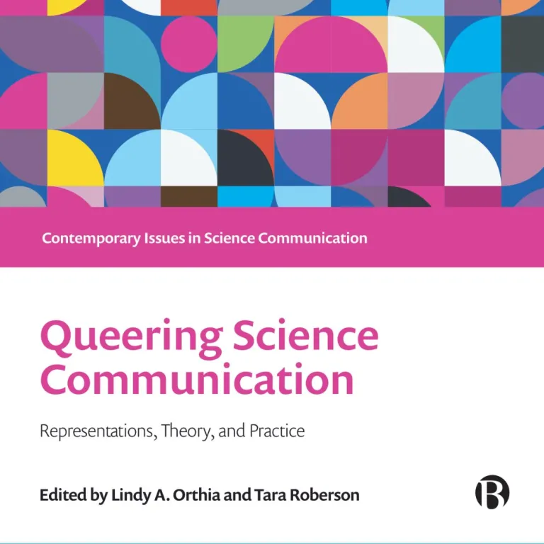 Book cover for Queering Science Communication