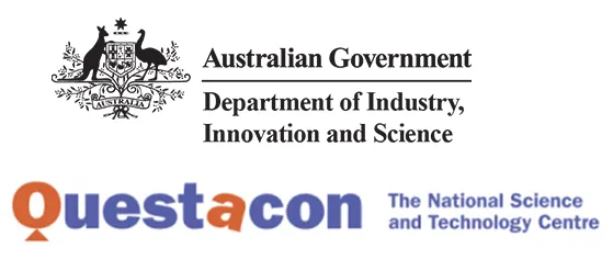 DIIS &amp; Questacon logos