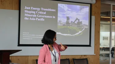 Rini Astuti at Just Energy Transitions: Shaping Critical Minerals Governance in Asia-Pacific