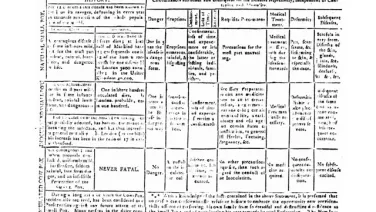 Early 1800s smallpox vaccination campaign material